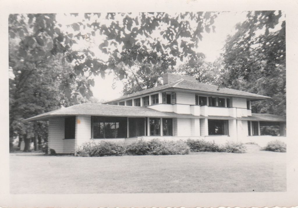 The Wright designed A.P. Johnson House